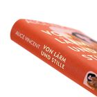 "Von Lärm und Stille" von Alice Vincent. Orangener Bucheinband.