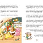 Text: „Auf jeden Fall zu Suki.“ „Einen schönen guten Morgen!“ „Guten Morgen!“. „Ihr könntet euch um das Frühstück kümmern.“

Beschreibung: Ein erzählerisches Bild zeigt Tiere, darunter ein Eichhörnchen und eine Maus, die Kuchen tragen.