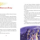 "Heimlich durchs Heerlager" in roter Schreibschrift. Zwei Kinder und ein Mädchen mit Leucht-Jo-Jo im Wald, blau-violette Töne.