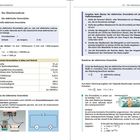 Texte zu elektrischer Stromstärke, Einheit Ampere, Messung mit Vielfachmessgerät, und eine Tabelle mit Stromstärken in Technik.