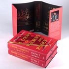 Buchcover und Buchrücken von "A Court of Thorns and Roses" von Sarah J. Maas, rotes Design, goldene Schrift, dtv-Verlag.