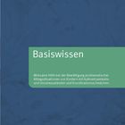 "Basiswissen" oben, gefolgt von kleinem Text zur Hilfe bei Problemen von Kindern. Dunkelblauer Hintergrund.