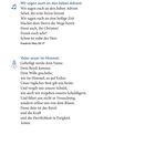 Titel: "Advent, Advent". 

Frage: "Wie hätten Sie/hättest du an Marias Stelle reagiert?"

Text: "Wir sagen euch an den lieben Advent..."

Bittgebet: "Vater unser im Himmel."

Symbol: Musiknote neben dem Adventstext; betende Hände neben dem "Vater unser".