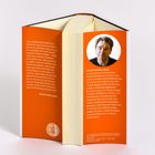 Text in zwei Abschnitten. Links: Zitat über Geld von David McWilliams. Rechts: Biografie von David McWilliams.