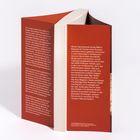 Linke Seite: Text über Miriam Davoudvandi, ihre Erfahrungen und Ansichten. Rechte Seite: Biografie und beruflicher Werdegang. Buch steht halb geöffnet.