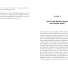 Seiten 24 und 25: Kapitel 1, "Wie wir die Auswirkungen von Trauma erben". Text beschreibt familiäre Traumata.