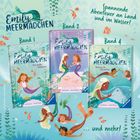 "Emily Meermädchen", Band 1 bis 4. Texte: "Das große Geheimnis", "Beste Freundinnen", "Rettung für die Delfine". Bunte Meerjungfrauen.