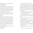 Eine doppelseitige Buchseite. Text in Dialogform, geprägt von Spannung und familiären Konflikten. Seitenzahlen: 14, 15.