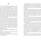 Seitenzahlen unten links 54 und rechts 55. Text beschreibt ein Gespräch und Gedanken der Erzählerin nach einem Klopfen.