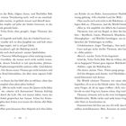 Seitenzahlen 66 und 67. Ein Junge namens Thommy wird beschrieben, der mit Freunden interagiert. Es gibt Dialoge mit mehreren Figuren. Links unten eine Illustration eines Jungen, der eine Leiter hinaufsteigt.