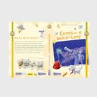 "Conni im Weltall-Camp" steht vorne. Links: "Was war das für ein Licht?" mit Erklärung. Illustration von Kindern, Teleskop und Alien.
