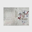 "Von Assassinen & Legenden", Buch III von Melanie Lane. Marmorhintergrund, Ornamente, rote Akzente, Verlag: Lyx.