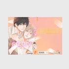 Text: "Imitation 2", "Haruma und Nagisa...", "Hayabusa". Zwei lächelnde Figuren eng umschlungen, helle Pastelltöne.