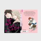 Titel: "You Might as Well be the One". Ein Manga mit einem Paar auf rosa Hintergrund. Mann umarmt Frau liebevoll.