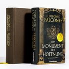 „Das Monument der Hoffnung“ von Ildefonso Falcones, C. Bertelsmann Verlag. Zwei Bücher, eines mit Schutzumschlag.