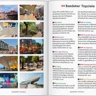 „Baedeker Topziele“: Top 10 Sehenswürdigkeiten, inkl. Grachten, Rijksmuseum und Van Gogh Museum. Links Bilder, rechts Text.