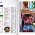 INHALT: Reiseplanung, Reiseziele, Länder wie Guatemala, Belize. Rechts zeigt eine Frau mit Korb auf dem Kopf.