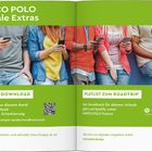 Inhaltsverzeichnis: Kategorien wie "Das Beste zuerst" und "Planen – Packen – Losfahren" mit Themen zu Camping und Touren in Südfrankreich. Symbole für Insider-Tipps und Services. Touren A bis E, z.B., "Römisches Erbe" und "Mittelalterburg".