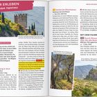 Mehr Erleben in Garda Trentino. Arco und Umgebung: Burgen, Olivenhaine, Wandern, Radfahren. Fotos von Burg und Olivenbäumen.