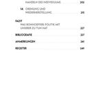 Inhaltsverzeichnis mit Kapiteln: "Nachfolge als Widerstand", "In die Verschwörung hinein", "Anmerkungen", Seitenzahlen.