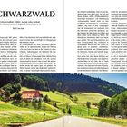 **Der SCHWARZWALD**

Ein Schwarzwälder erklärt, warum seine Heimat eine der faszinierendsten Regionen Deutschlands ist.

Darunter ein Foto einer grünen Hügellandschaft mit einem Bauernhof und Wald im Hintergrund.