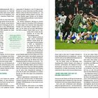 Textzitat: »Deswegen lieben wir Fußball, denn solche Dinge können hier passieren.«

Ein Team feiert jubelnd auf einem Fußballfeld.