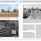 Links oben: "1. Exkurs: Von der ortsgestellten Weiche". 

Rechts oben: "Zum Zentralapparat und Stellwerk".