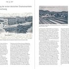 1838 | Eröffnung der ersten deutschen Staatseisenbahn in Braunschweig. Links Foto des Bahnhofs, rechts historisches Postkartenbild des Bad Harzburg Bahnhofs.