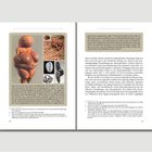 Überschrift oben links: "Homers Kalypso und die Nabelschnüre der Großen Göttin von Malta".  
Links eine Skulptur der "Venus von Willendorf" sowie Bilder von Schnecken und Steinen. Rechts Textpassagen.