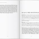 **EINSTIEG IN DEN AUSSTIEG**  
Kurzer Text über eine Autofahrt nach Berlin.  
**DIE QUAL DER BOOTSWAHL**: Begriffe wie Baum, Bug, Davit beschrieben.