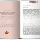 Links: "Herbsttag" von Rainer Maria Rilke, beschreibt die Vergänglichkeit des Sommers. Rechts: "Arme Leute" von Fjodor M. Dostojewski.