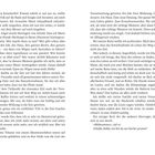 Eine Doppelseite eines Buches mit viel Text. Seitenzahlen 12 und 13. Hauptthema: Reiseerfahrungen und Lebensreflexionen.