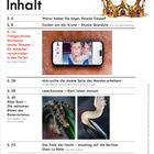 Inhalt: Artikelübersicht mit Titelthema über verschwundenes Mädchen. Bilder: Handy mit Kinderfoto, Krone, Pflanzensprossen.