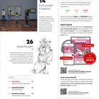 Seite zeigt „14 Kulturstadt Frankfurt” und „26 Osterfreuden“. Abbildungen: Menschen vor Gemälde, Osterhase mit Blumen.