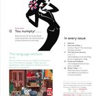 12 You numpty! Rude but funny: We list the best British insults. Illustration: Person mit Hut und Union-Jack-Blume.