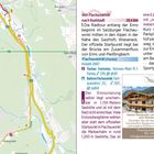 "Ausflug Marbachalm", "Von Flachauwinkl nach Radstadt 18,4 km", Karte zeigt Radroute, Infos zu Flachauwinkl, Bild von Walchau-Hof.