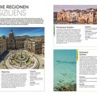 Titel: "DIE REGIONEN SIZILIENS". 

Absätze zu Palermo, Nordwest- und Südwest-Sizilien. Fotos von Landschaften und Architektur.