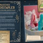 "Magischer Hochstapler", eine Anleitung für ein Experiment mit buntem Schaum, benötigt Essig, Natron und Lebensmittelfarbe.