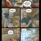 Oberer Text: "Pfft. Ingenting verdt å se på tv. Jeg burde lage frokost..." Comic-Stil, Mann entspannt und hantiert in der Küche.