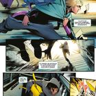 Comic mit mehreren Panels: "Symbiont...", "Daran muss ich mich noch gewöhnen...", "Ich hatte den Symbionten...", "Ich vergaß, wie seltsam...", "Aber der kosmische Würfel...", "...hat nicht nur meine ursprünglichen Spinnenkräfte wiederhergestellt...". Szene zeigt dynamische Bewegungen und einen Mann im grauen Hoodie.