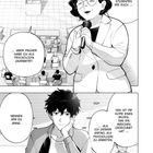 Oben: Unterricht. Frau sagt: "Heute unterrichte ich Studenten... Psychologin gearbeitet." Unten: Junger Mann denkt: "Nennen wir es Anna."