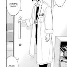Manga-Figur Mako Suzikake als Aushilfe in Kittel und Crocs, mit Sprechblasen "Guten Tag!" und "Auf gute Zusammenarbeit!".