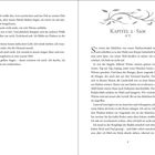 Kapitel 2: Sam, -9 °C. Text beschreibt eine kalte, bedrohliche Situation im Wald mit Wölfen und einem Mädchen.