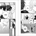 Manga mit Dialogen wie "Warte, Ryuji!", "Wir gehen.", und "Er hat den Talisman vergessen." Zwei Charaktere in Schuluniform.