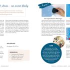 Übung 2: Flächen & Linien – ein innerer Dialog. Materialien: Acrylpapier 24 x 30cm, Schwamm, Nagelbürste.