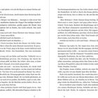 Seiten 11 und 12 eines Textes, etwa in Romanform. Auf Seite 11 hört eine Figur, Paul, Stimmen und beschreibt eine unheimliche Situation, in der er sich alleine im Dunkeln findet. Auf Seite 12 führt er ein Gespräch mit einer leeren Gestalt namens Bolenius.