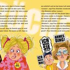 Texte im Bild: "BRAUCHST DU EIN BONBON?", "ICH WERDE SIE VERMISSEN!", "ARMES DING!", "ICH MUSS MAL!", "OB GÜLER MICH MAG?"

Illustration mit Kindern und einer Lehrerin, lebendig gezeichnet.