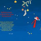 "Muffelfurzteufel, ist denn heute schon Weihnachten?" Illustration mit Zweigen, Sternen und Zahlen in weihnachtlicher Stimmung.