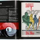 Dr. No, 1962. Release Date: October 5, 1962 (UK). Running Time: 110 minutes. Links Text über Film, rechts Poster mit 007.