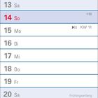 Kalender für März mit Feiertagen: Internationaler Frauentag, Frühlingsanfang, Karfreitag, Ostern. Wochen mit KW bezeichnet.